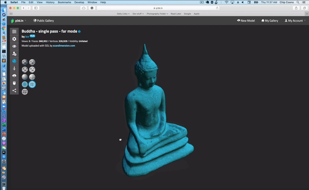 SOL 3D scanner software