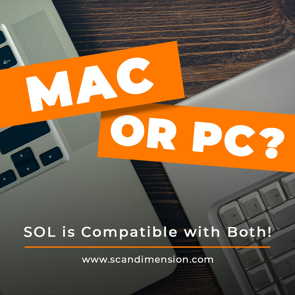 Scan Dimension Releases macOS Version for SOL 3D Scanner