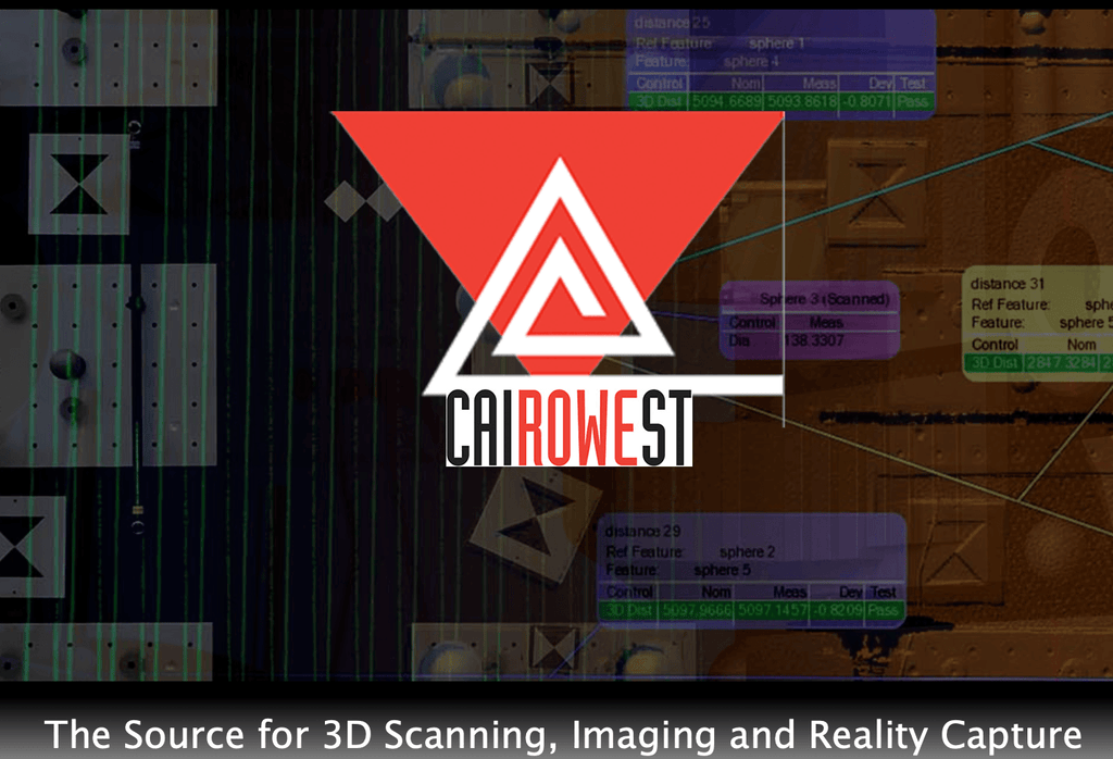 Cairowest logo - review of SOL 3D scanner by Scan Dimension