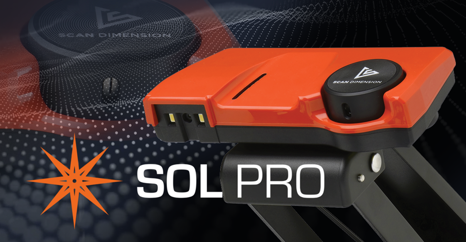 SOL PRO 3D-Scanner von Scan Dimension - neues Produkt